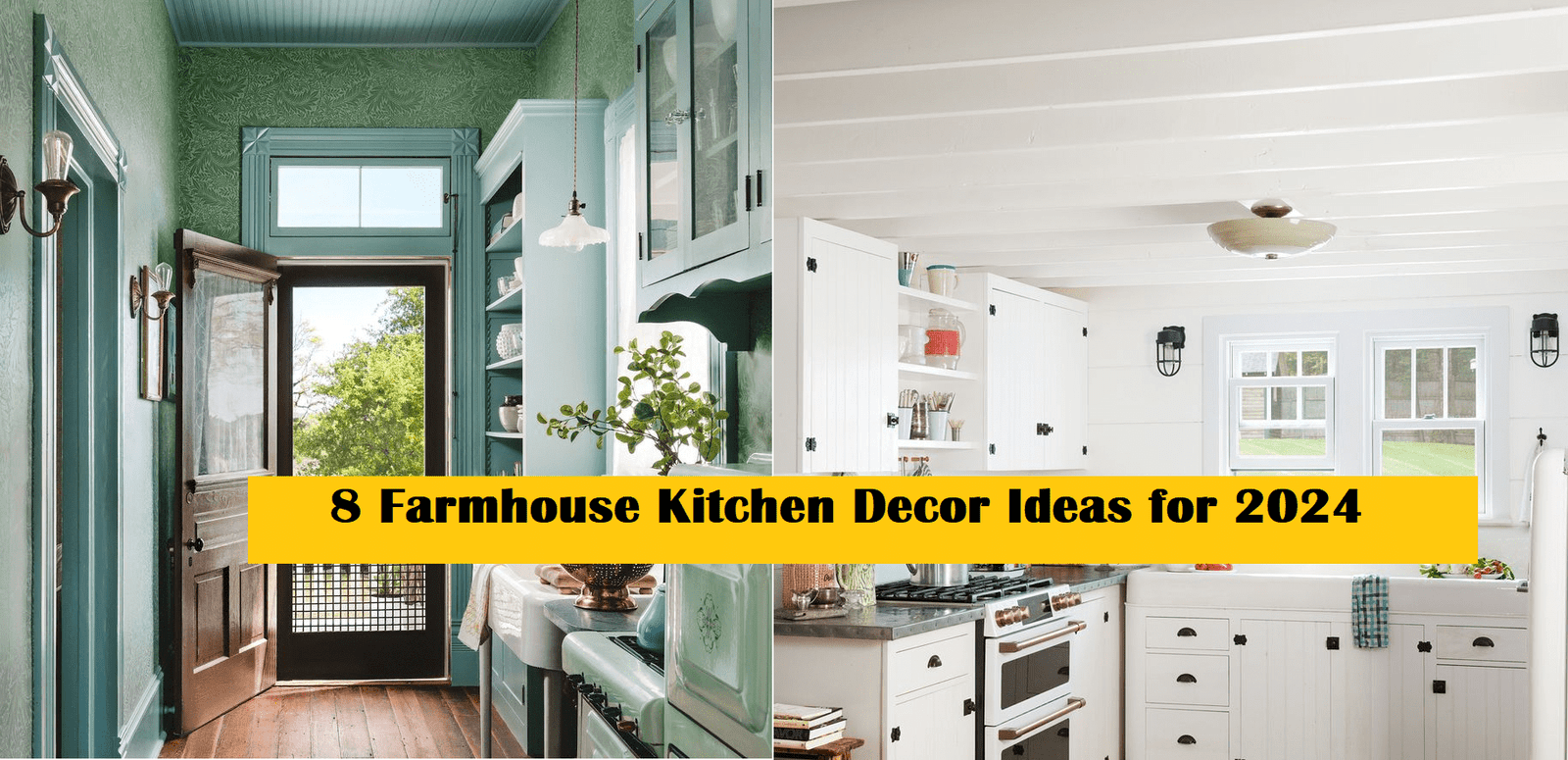 8 Farmhouse Kitchen Decor Ideas for 2024