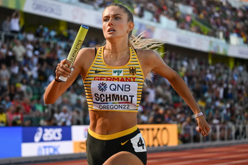 German Runner Alica Schmidt in images sprinter