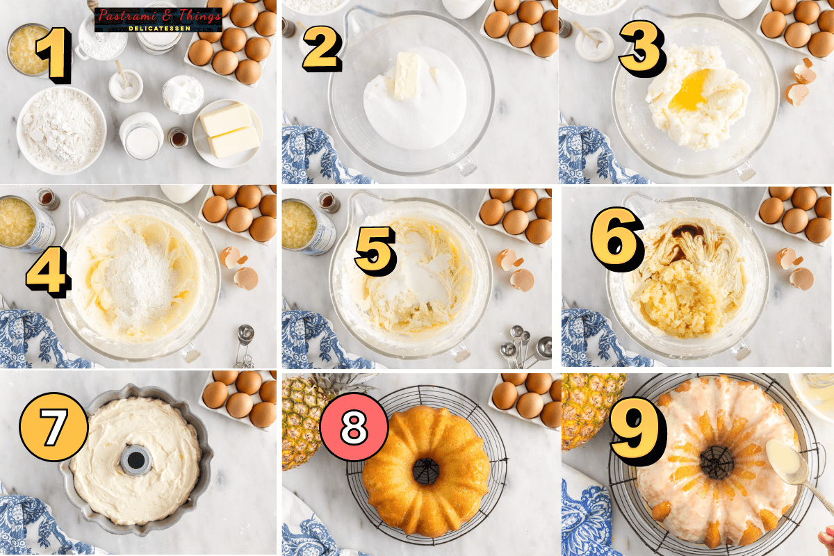 Pineapple Pound Cake Recipe - Step by Step Guide